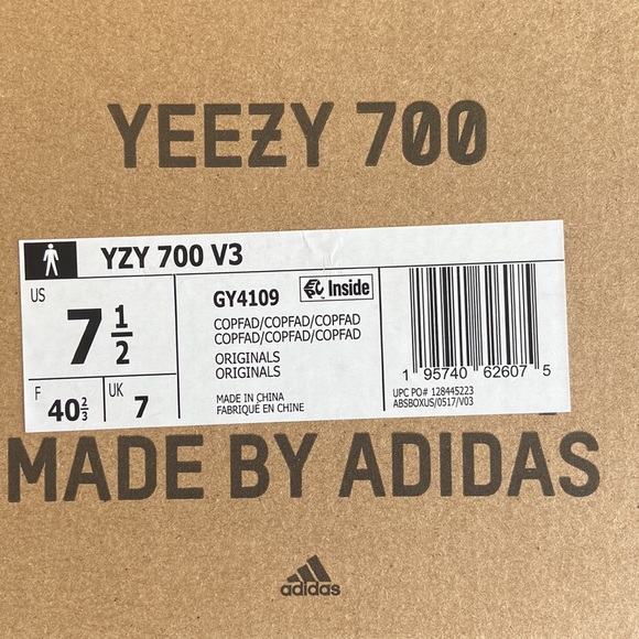 Brand new with tags Yeezy 700 V3 Copper Fade - Picture 3 of 9